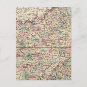 Cartão Postal Kentucky e Tennessee 2