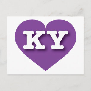 Cartão Postal Kentucky Purple Heart - Big Love