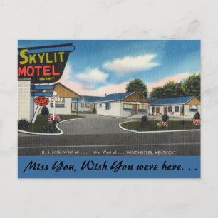 Cartão Postal Kentucky, Skylit Motel, Winchester