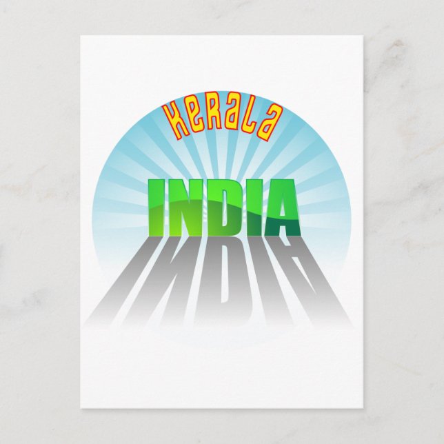 Cartão Postal Kerala (Frente)