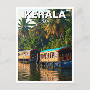 Cartão Postal Kerala Índia