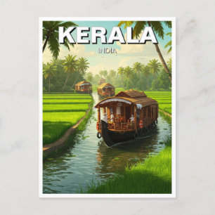 Cartão Postal Kerala Índia