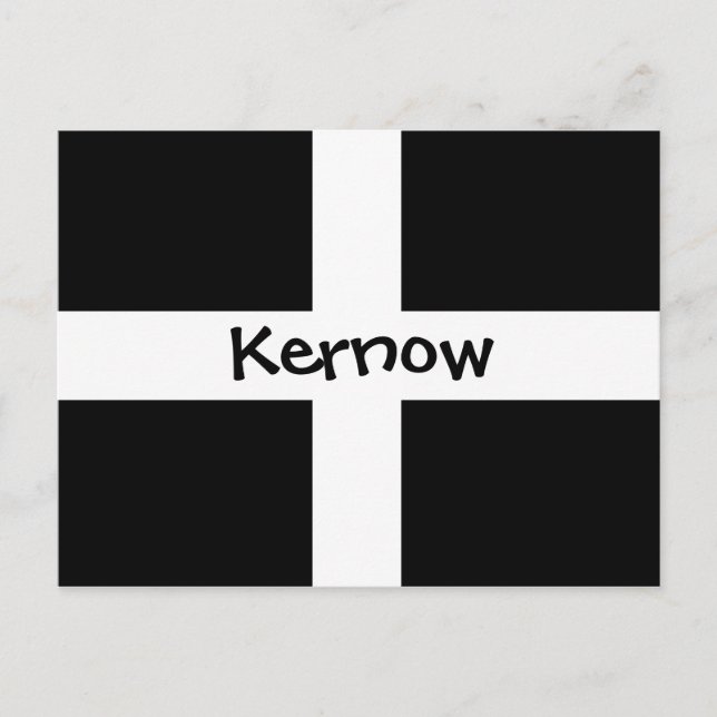 Cartão Postal Kernow - Cornwall (Frente)