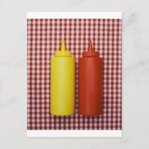 Cartão Postal Ketchup & mostarda