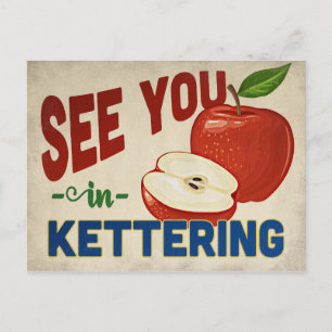 Cartão Postal Kettering Ohio Apple - Viagens vintage