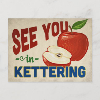 Cartão Postal Kettering Ohio Apple - Viagens vintage
