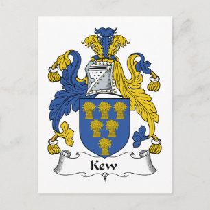 Cartão Postal Kew Family Crest