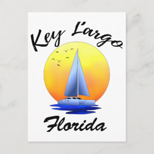 Cartão Postal Key Largo Florida Keys Navegando