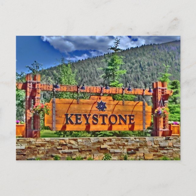 Cartão postal Keystone Colorado (Frente)