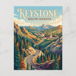 Cartão Postal Keystone Dakota do Sul