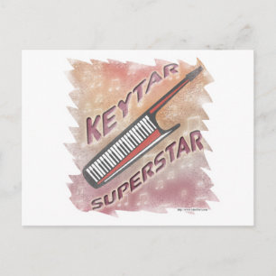 Cartão Postal Keytar Superstar