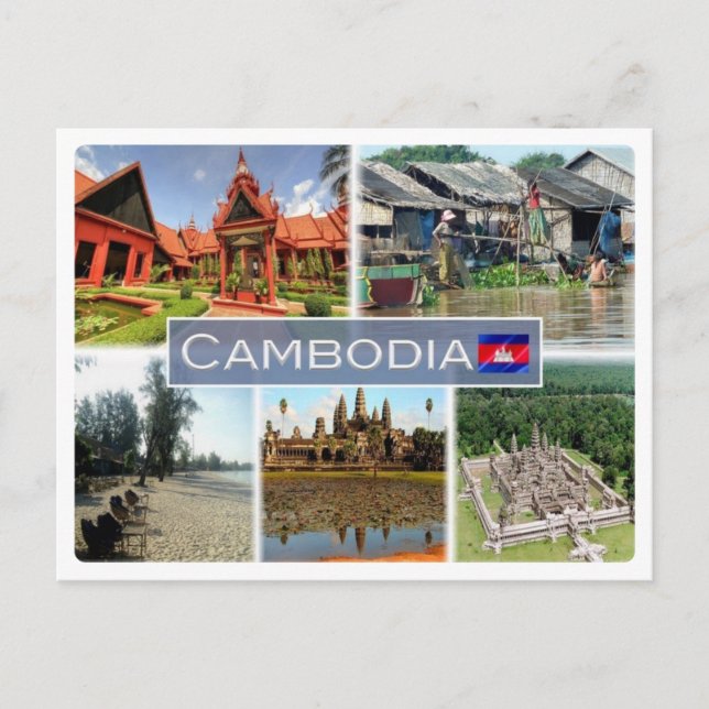 Cartão Postal KH Camboja - (Frente)