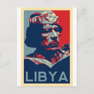 Cartão Postal Khadafi - Líbia