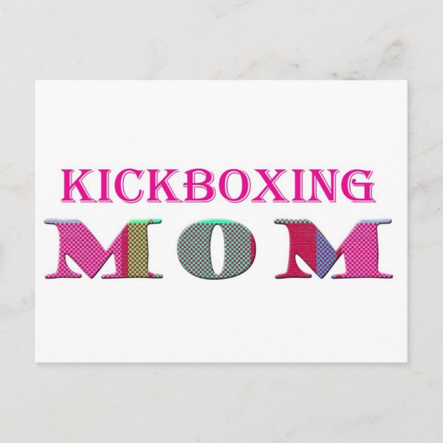 Cartão Postal KickboxingMãe (Frente)