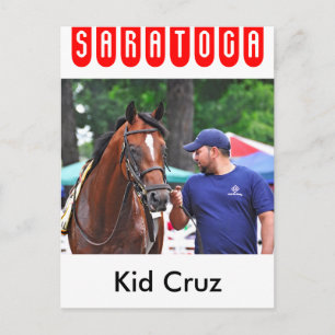 Cartão Postal Kid Cruz em Saratoga