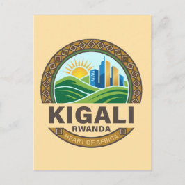 Cartão Postal Kigali Rwanda Africa