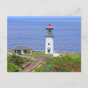 Cartão Postal Kilauea Lighthouse em Kauai, Havaí