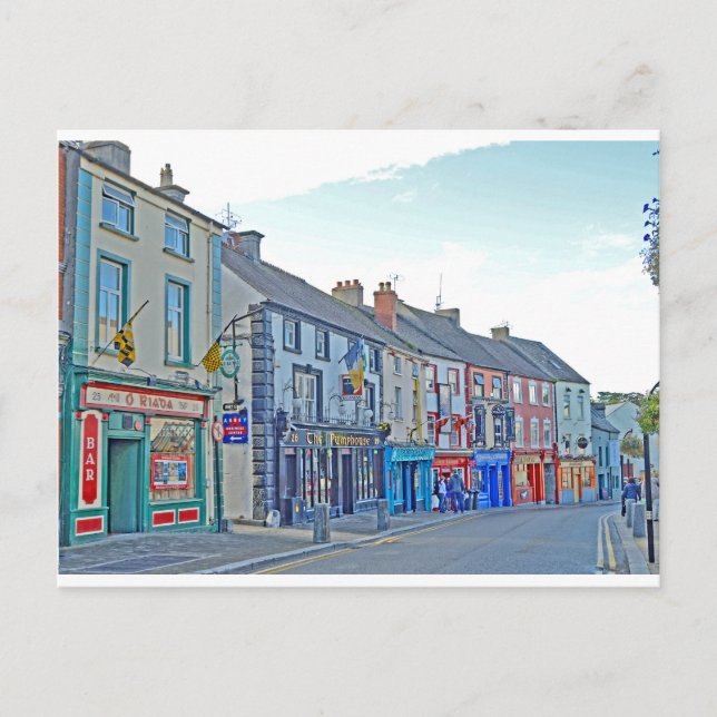 Cartão Postal Kilkenny Street Tom Wurl (Frente)