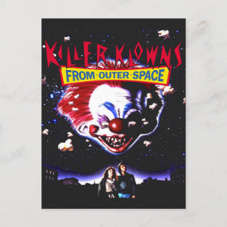 Cartão Postal Killer Klowns Clowns From Outer Space Movie Horror
