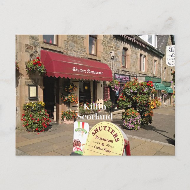 Cartão Postal Killin Scotland (Frente)