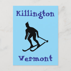 Cartão Postal Killington, Vermont (Aldeia de Esqui VT da Costa L