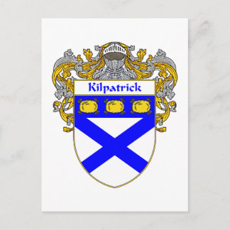 Cartão Postal Kilpatrick Casaco de Braços (Mantled)