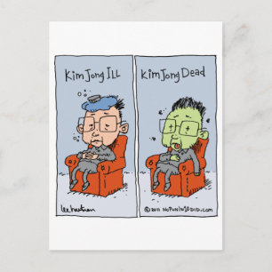 Cartão Postal kim jong ill