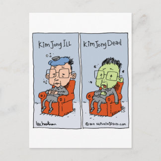 Cartão Postal kim jong ill