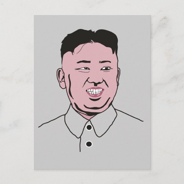 Cartão Postal Kim Jong-un | 김 정 은 (Frente)