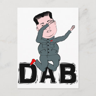 Cartão Postal Kim Jong-Un Dabbing