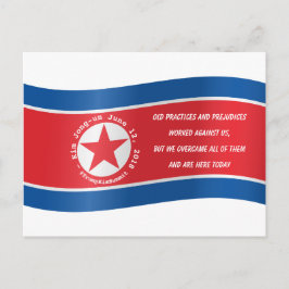 Cartão Postal Kim Jong un Quote Trump Kim Summit Coreia do Norte