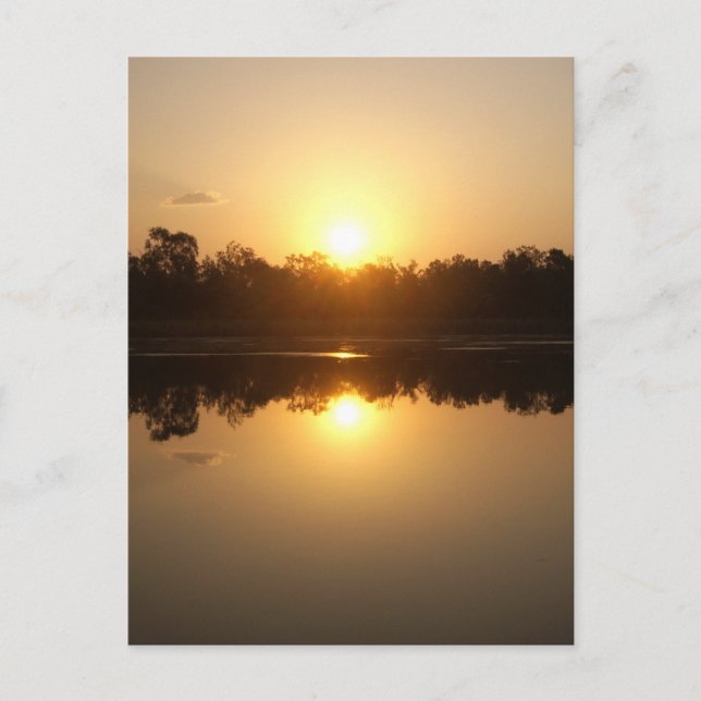 Cartão postal Kimberley Sunset (Frente)