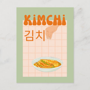 Cartão Postal kimchi fofo