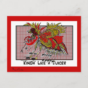Cartão Postal KINDA' COMO UM COMÉRCIO Coletivo JUICER