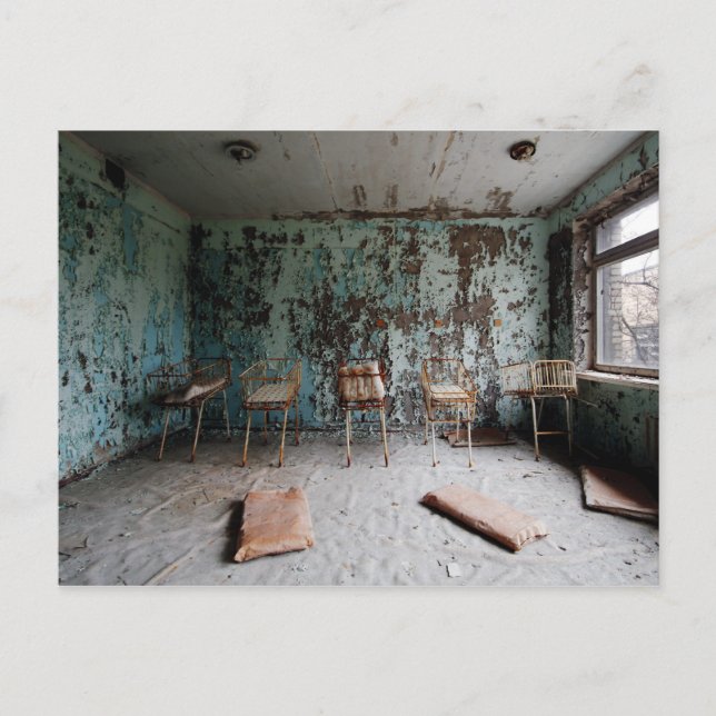 Cartão Postal Kinderkrankenzimmer (Frente)