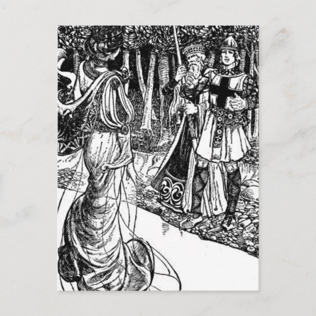 Cartão Postal King Arthur Postcard (Frente)