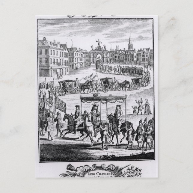 Cartão Postal King Charles II (Frente)