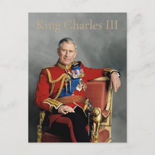 Cartão Postal King Charles III
