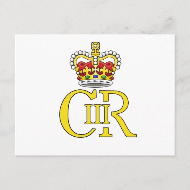 Cartão Postal King Charles III cypher postcard (Frente)