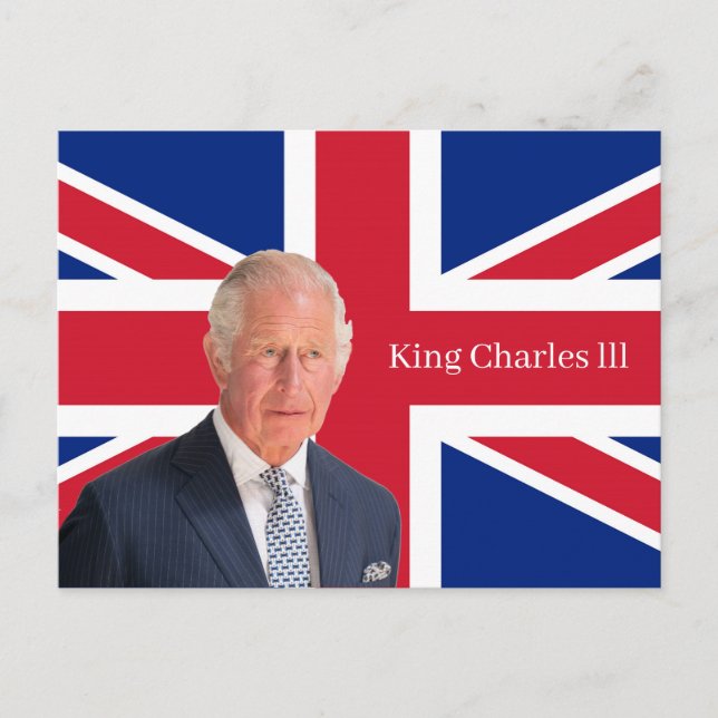 Cartão Postal King Charles lll (Frente)