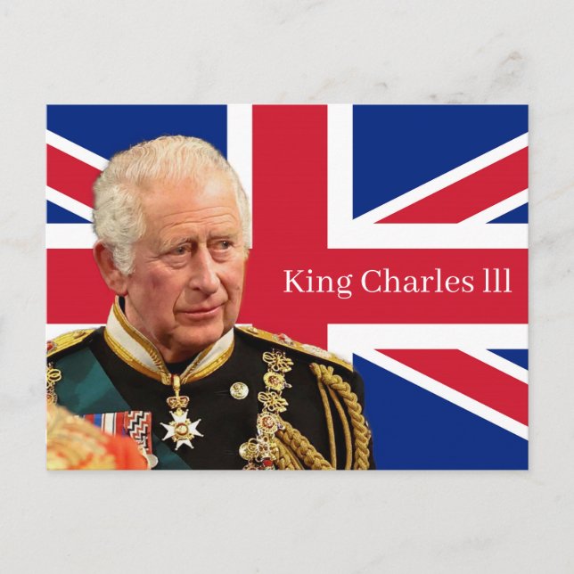 Cartão Postal King Charles lll (Frente)