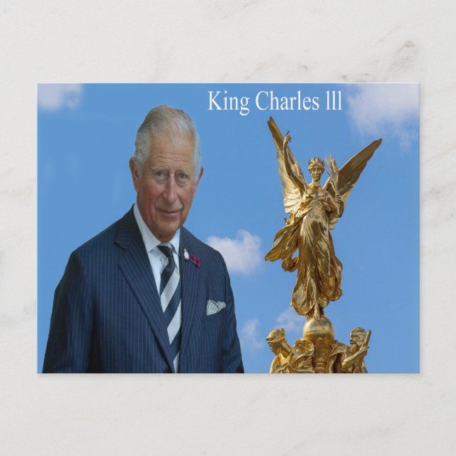 Cartão Postal King Charles lll (Frente)