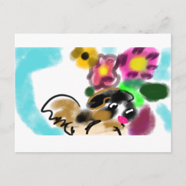 Cartão Postal King charles spaniel  (Frente)