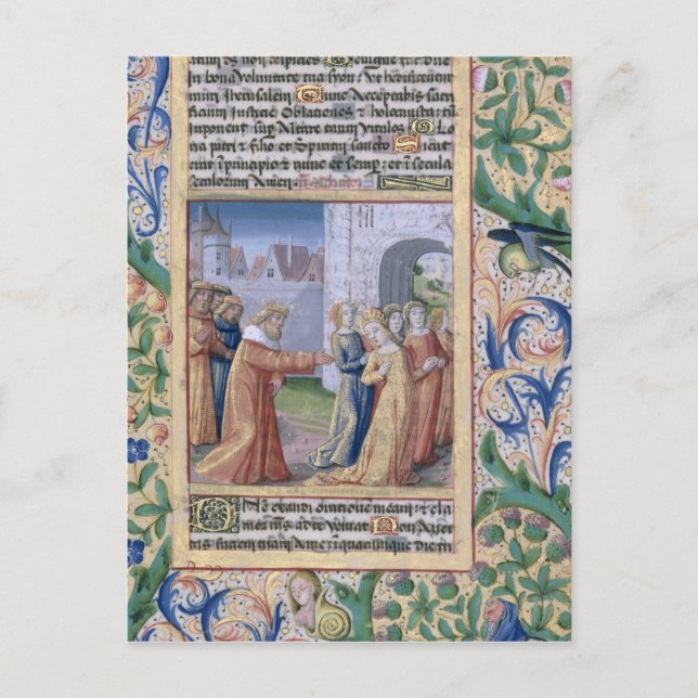 Cartão Postal King David coveting Bathsheba (Frente)