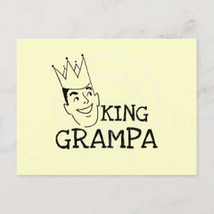 Cartão Postal King Grampa T-shirts e presentes