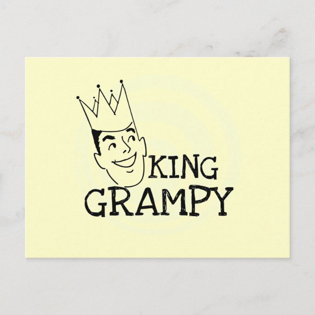 Cartão Postal King Grampy Camisetas e presentes (Frente)