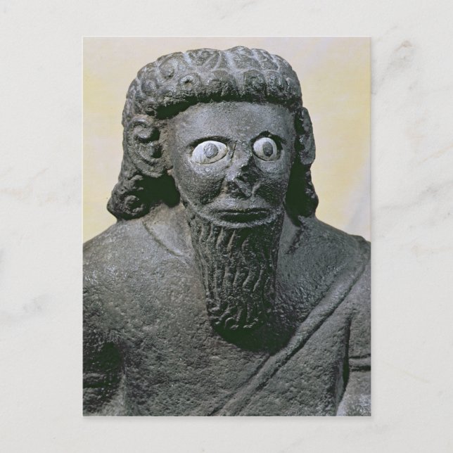 Cartão Postal King Hadad, do Palácio de Tell-Halaf, Síria (Frente)