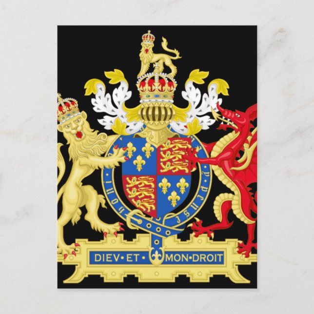 CARTÃO POSTAL KING HENRY O OITAVO CASACO DE ARMAS (Frente)