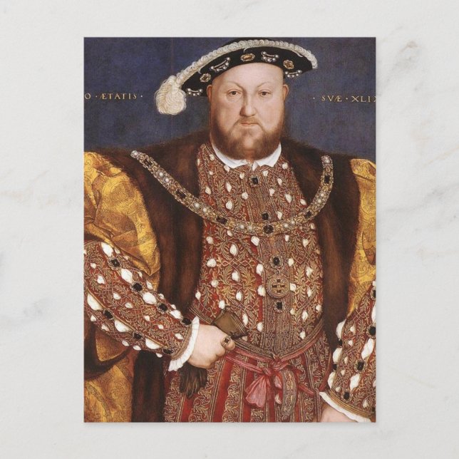 Cartão Postal King Henry VIII (Frente)