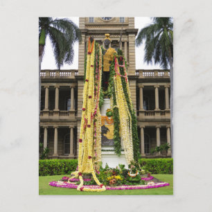 Cartão Postal King Kamehameha, o Excelente